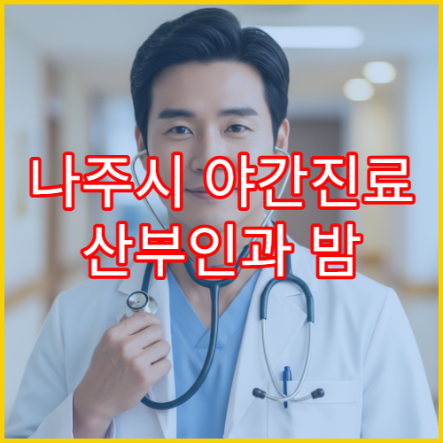 나주시 야간진료 산부인과 밤 9시까지 여성질환 상담 가능한 병원 찾기