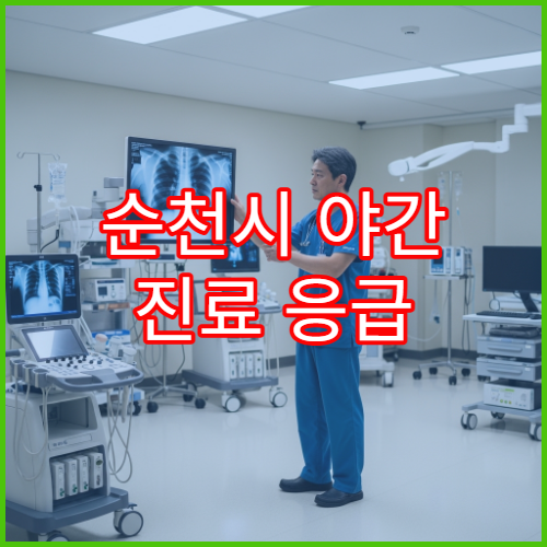순천시 야간 진료 응급 진료 병원 감기·몸살·복통 치료 가능한 야간 병원 찾기
