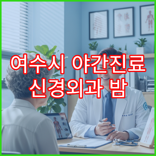 여수시 야간진료 신경외과 밤 9시까지 두통·목디스크 치료 가능한 병원 찾기