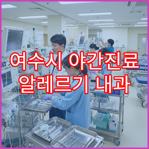 여수시 야간진료 알레르기 내과 밤 9시까지 비염·천식 상담 가능한 병원